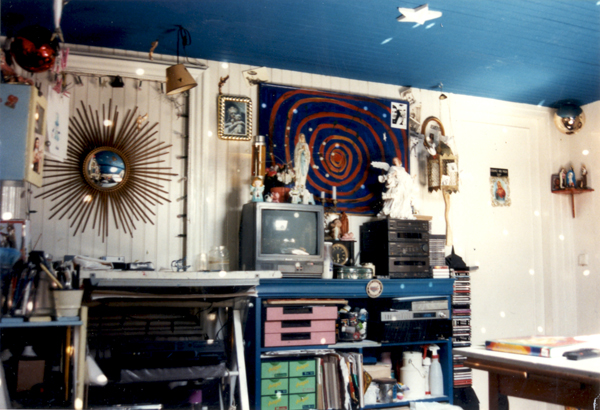 Atelier d'artiste du peintre contemporain Jérémie Baldocchi, de 1994 à 1997