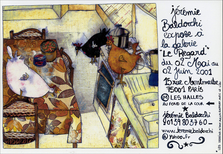 Exposition personnelle: Galerie Le Regard – Paris du 02 Mai au 02 Juin 2001