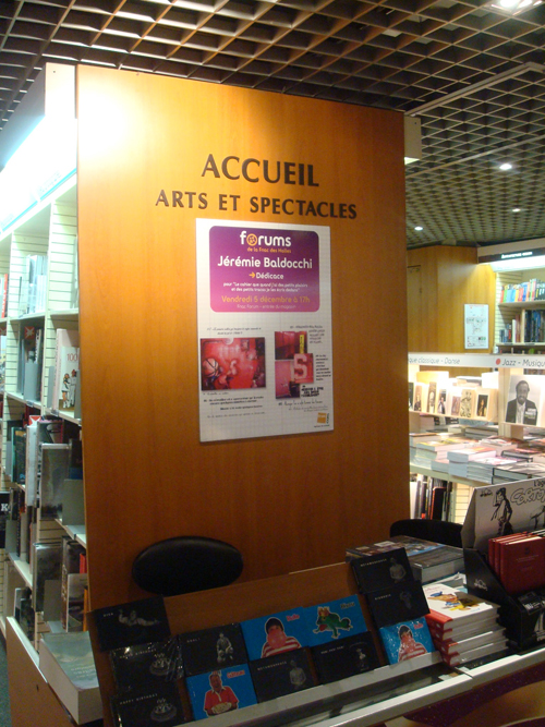 Exposition personnelle Fnac Forum des Halles – Paris en Decembre 2007