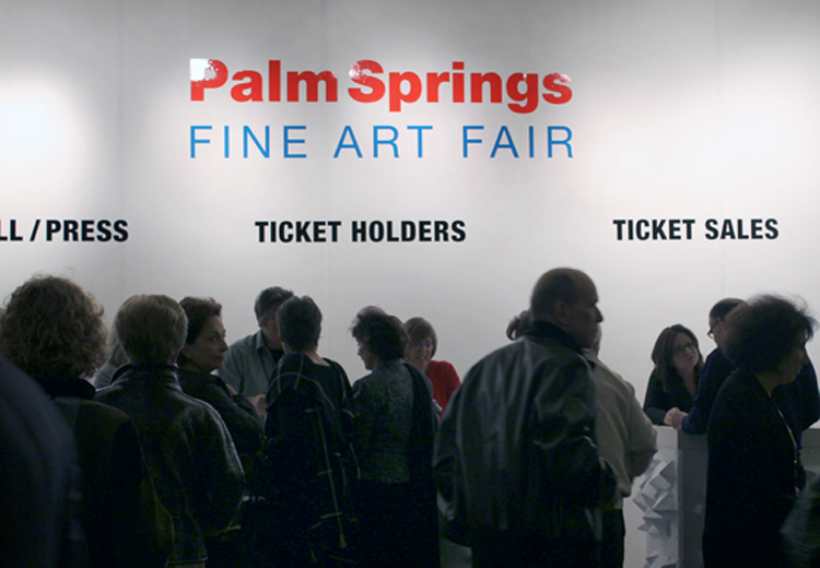 Exposition collective Palm Springs Art fair Californie – USA du 14 au 16 Fevrier 2014