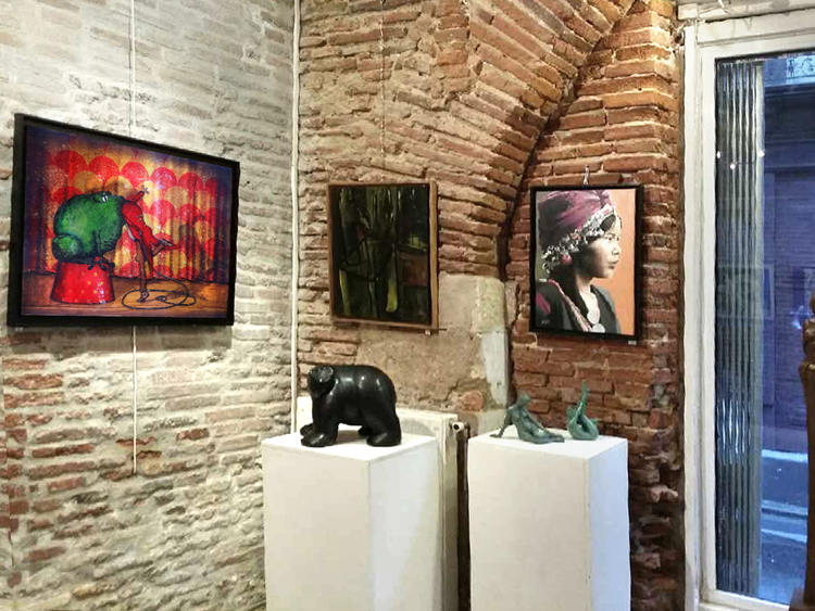 Exposition collective Galerie de L’Echarpe – Toulouse du 3 au 8 Novembre 2014
