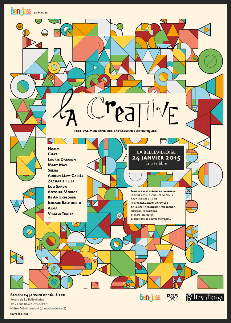 Exposition collective Festival La Creatiive – Paris Le 24 Janvier 2015