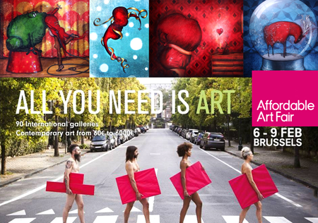 Exposition collective: Foire Affordable Art Fair – Bruxelles – Belgique du 05 au 09 Fevrier 2015