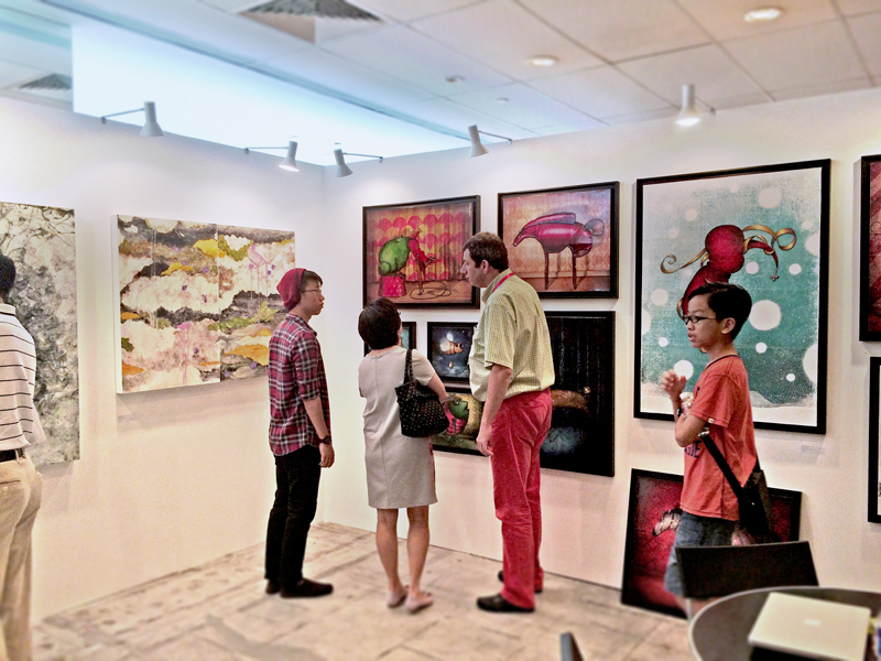 Exposition collective Foire Affordable Art Fair – Singapour – Asie du 12 au 15 Novembre 2015