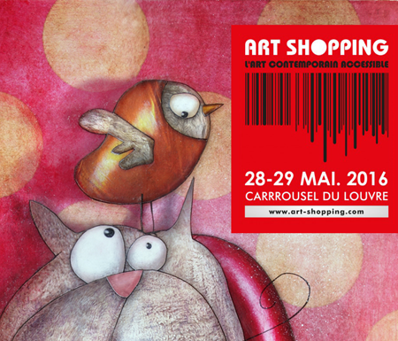 Exposition collective: Salon Art Shopping – Paris les 28 et 29 Mai 2016